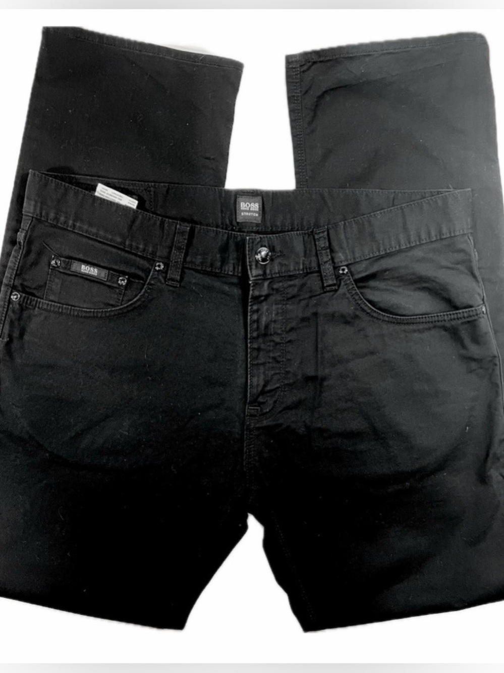 Hugo Boss Straight Jeans Black Size W36 L32 Price $65